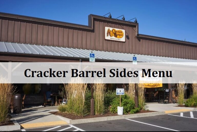 Cracker Barrel Sides Menu