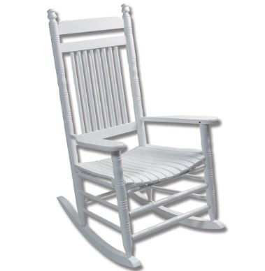 White Slat Rocking Chair - Fully Assembled